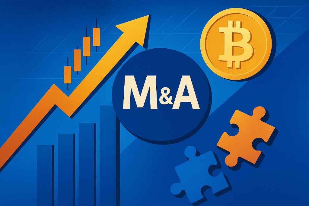 Record Boom in Crypto M&A: 78 Deals in Q2 2025 Crypto M&A deals boom in 2025