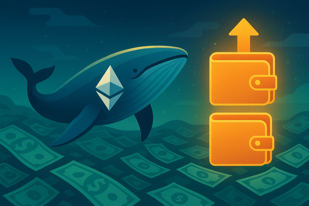 Ethereum Whales Move Over $785M After Eight Years of Dormancy Ethereum whale moving funds between wallets
