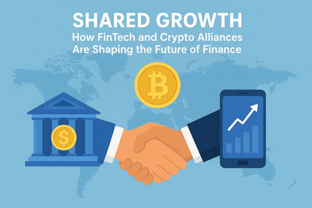 Collaboration between fintech companies and crypto platforms driving digital finance growth
