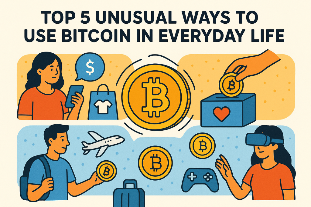 Top 5 Unusual Ways to Use Bitcoin in Everyday Life Top 5 Unusual Ways to Use Bitcoin in Everyday Life