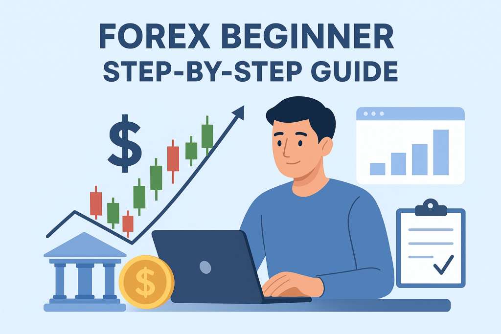 Forex beginners guide account broker first trades 2025