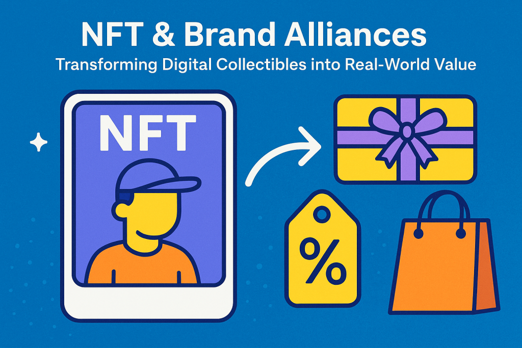 NFT digital collectible representing a brand collaboration with tangible rewards