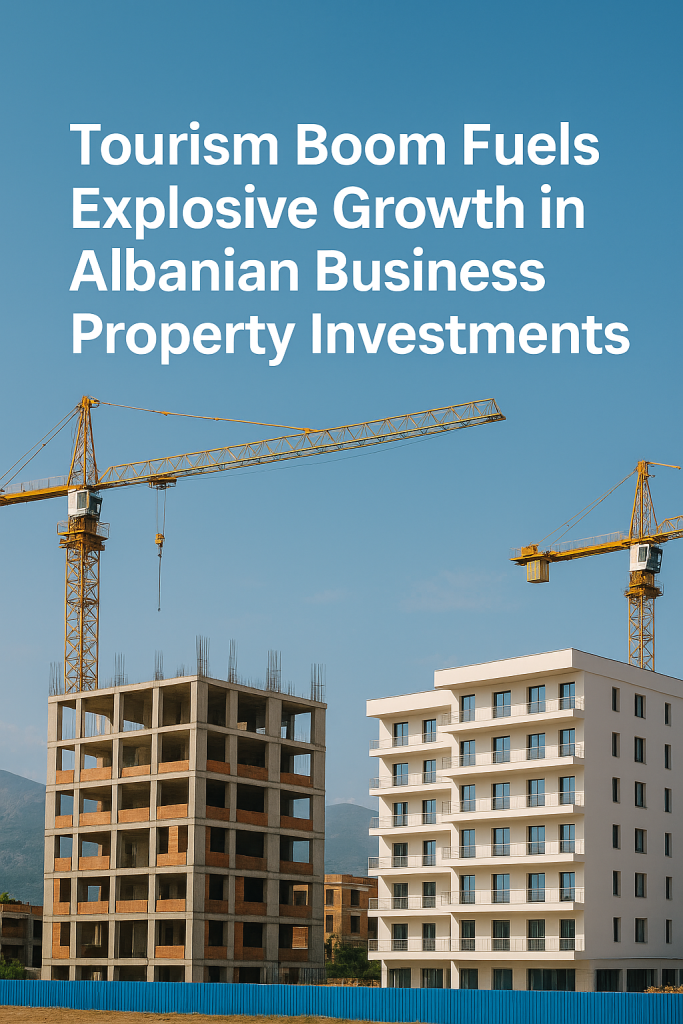 Tourism is driving unprecedented growth in Albania’s hotel and business property sector, boosting investments and bank financing.