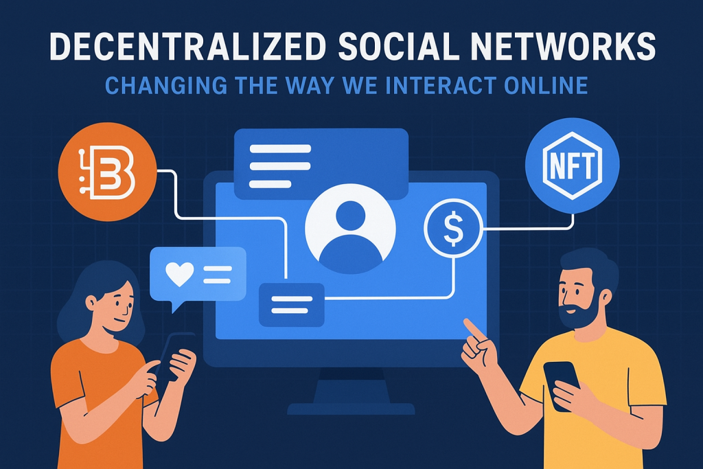 Decentralized Social Networks: Changing the Way We Interact Online Decentralized social networks illustration