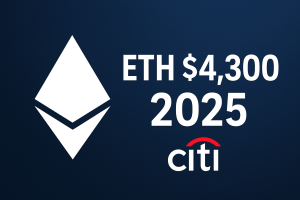 Ethereum price forecast by Citi at $4,300 in 2025