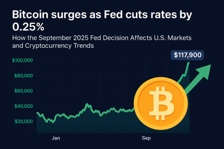 Bitcoin price reacts to Fed’s September 2025 rate cut announcement