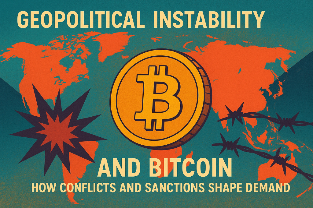 Bitcoin market trends influenced by global geopolitical events