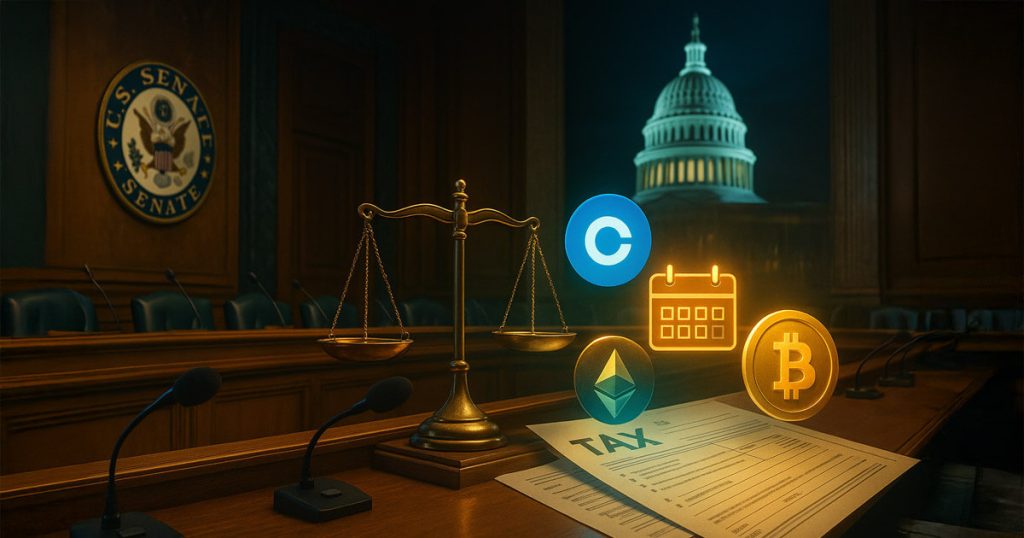 US Senate Prepares to Tackle Crypto Taxation in October 2025 US Senate discusses crypto taxation