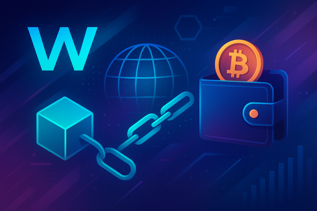 Global Blockchain Summit Kicks Off in Shanghai, Spotlighting “Web3 Unbounded” Futuristic digital illustration of blockchain, Web3, and global connectivity