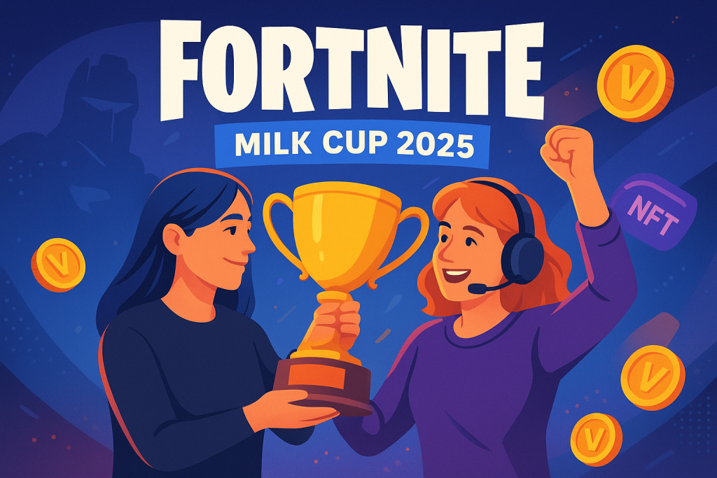 Trans Fortnite Duo Makes History at Milk Cup 2025 Female Fortnite duo celebrates victory at Milk Cup 2025 tournament.
