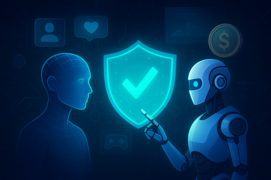 Me3 Secures $3 Million to Combat Fake Engagement in Web3 Through AI Verification AI verifying real users in a secure Web3 network