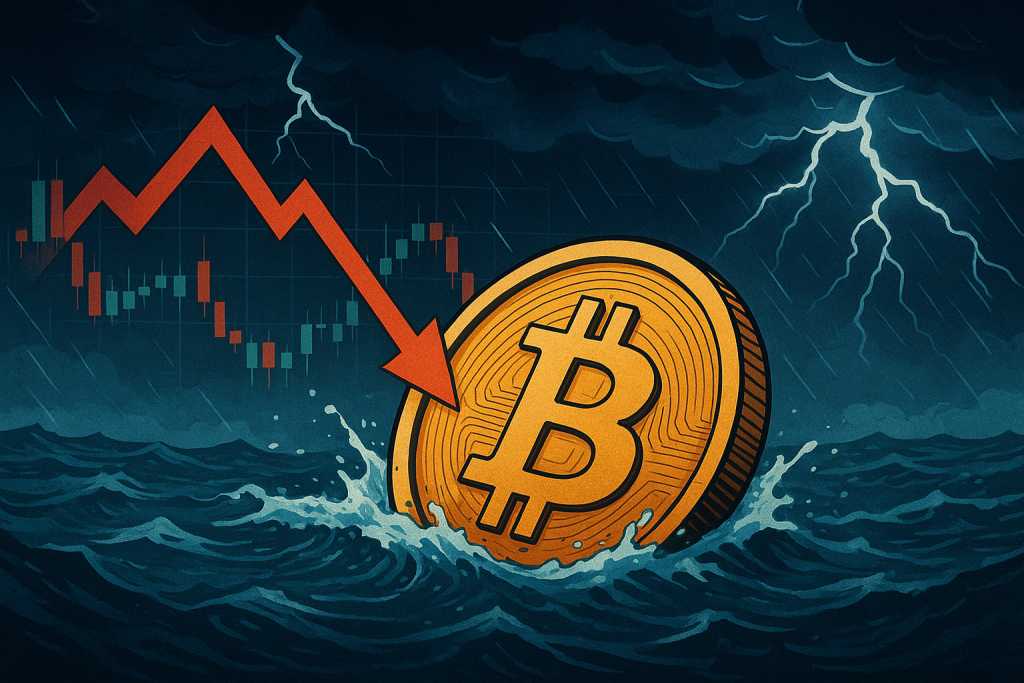 Bitcoin Falls Below $108,000 as $335 Million in Futures Positions Liquidated Bitcoin price drops amid market volatility