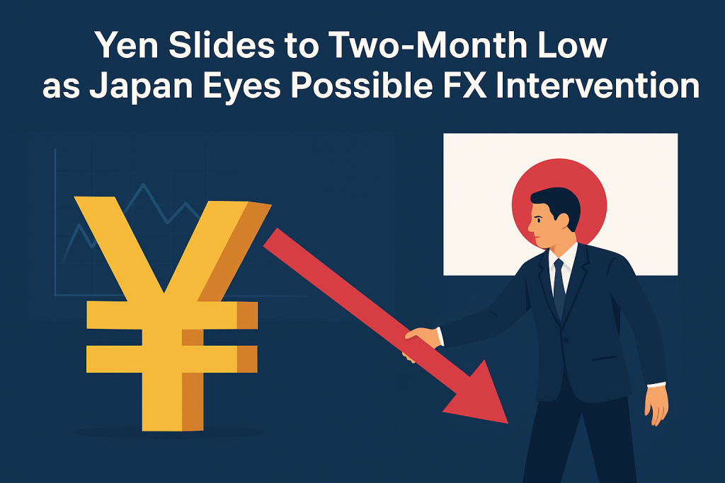 Yen Slides to Two-Month Low as Japan Eyes Possible FX Intervention Yen Falls as Japan Considers FX Intervention