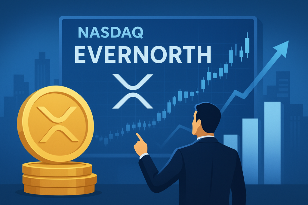 Evernorth to List on Nasdaq as the New XRP Treasury Powerhouse with Over $1 Billion in Capital Evernorth Nasdaq debut and XRP growth concept illustration