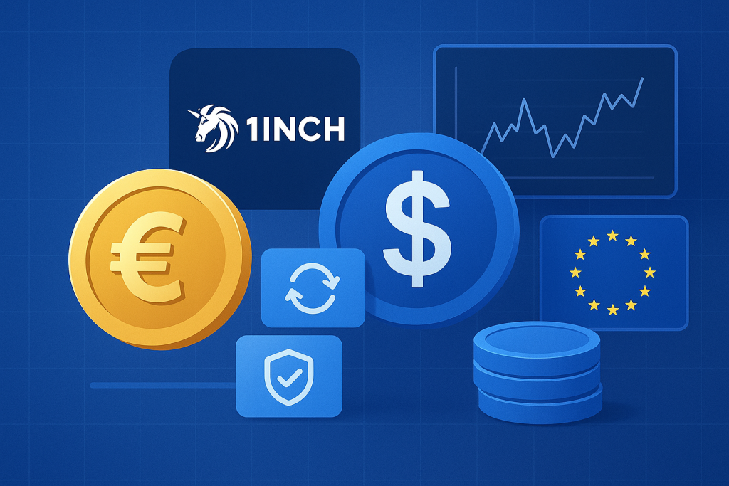 1inch Adds Support for EURCV and USDCV — Regulated Euro and Dollar Stablecoins 1inch integrates EURCV and USDCV regulated stablecoins under MiCA