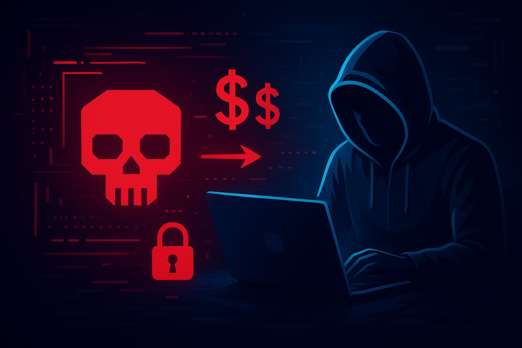 Hacker stealing crypto from digital wallet