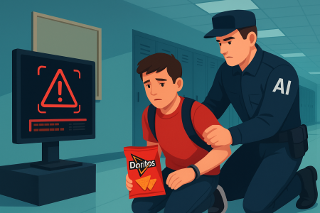 AI security misidentifies snack as weapon in school