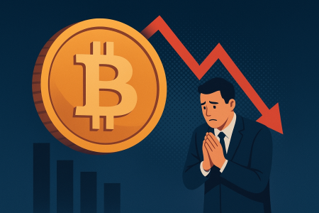 Bitcoin price volatility amid potential market correction.