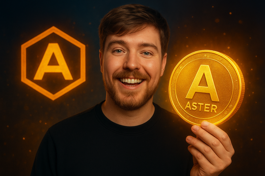 MrBeast Invests Over $1.5 Million in ASTER Token MrBeast invests in ASTER cryptocurrency