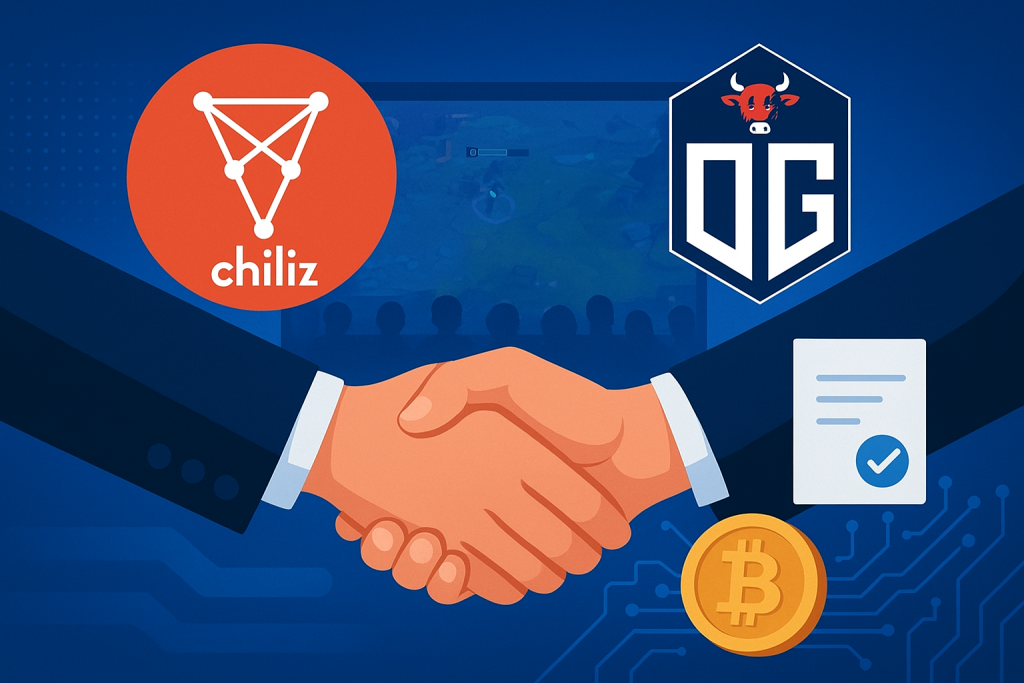 Chiliz Expands into Esports with 51% OG Acquisition and MiCA License Approval Chiliz and OG Esports partnership