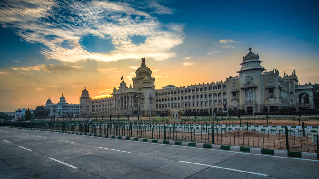 Karnataka Real Estate Market Surges: Bangalore Leading the Growth Wave Aerial view of Bangalore’s booming real estate skyline