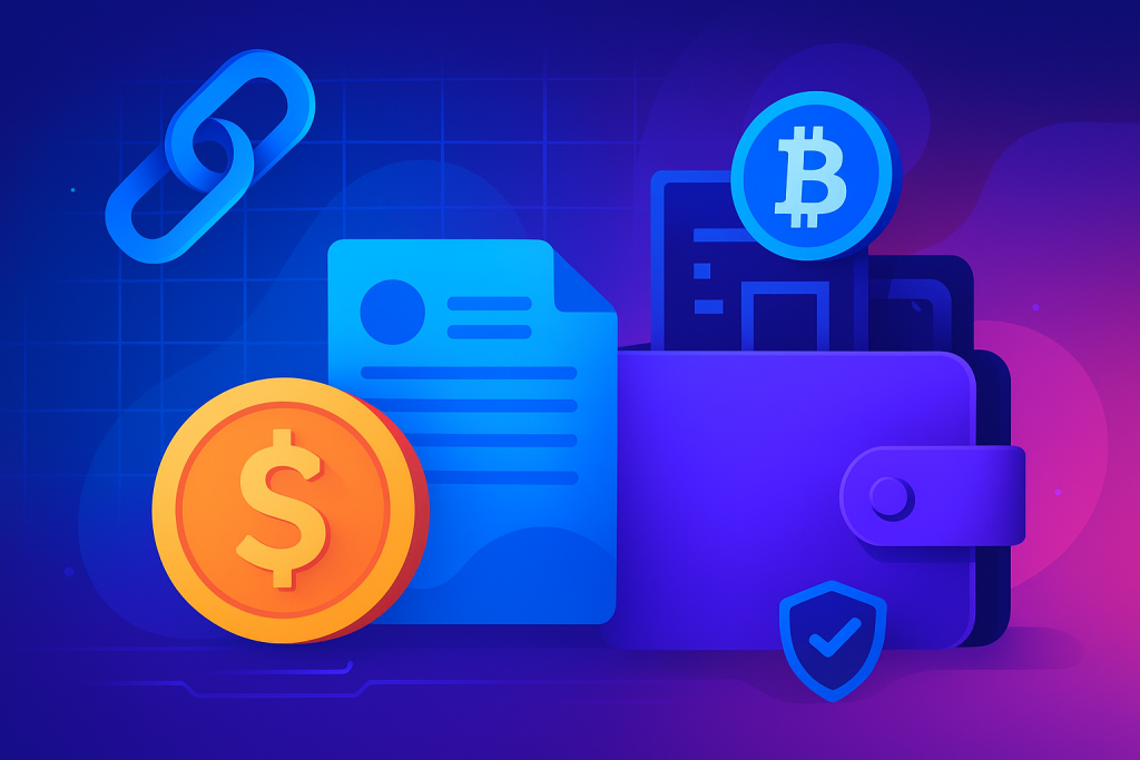 Australia’s Regulator Classifies Stablecoins and Wrapped Tokens as Financial Products Modern illustration of cryptocurrency regulation featuring digital wallet, stablecoin, and blockchain elements.