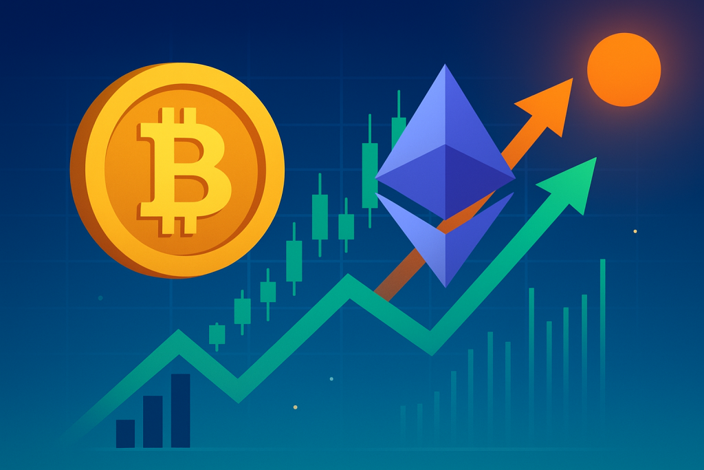 Bitcoin Breaks $121K, Ethereum Holds $4,500 Amid Market Rally Bitcoin and Ethereum price rally in October