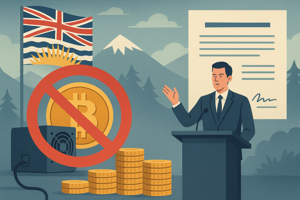 British Columbia Considers Bill to Fully Ban Crypto Mining British Columbia Moves to Ban Crypto Mining