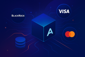 Circle’s Arc blockchain with connections to BlackRock, Visa, and Mastercard.
