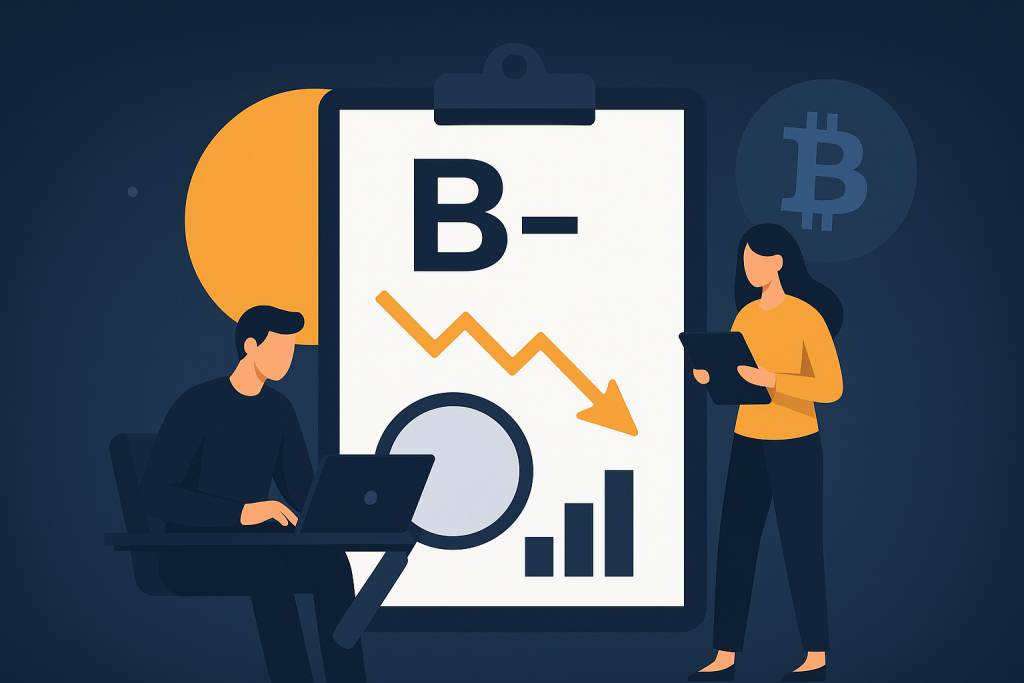 Strategy Receives B- Credit Rating from S&P Global Ratings S&P credit rating assessment for Strategy with Bitcoin exposure