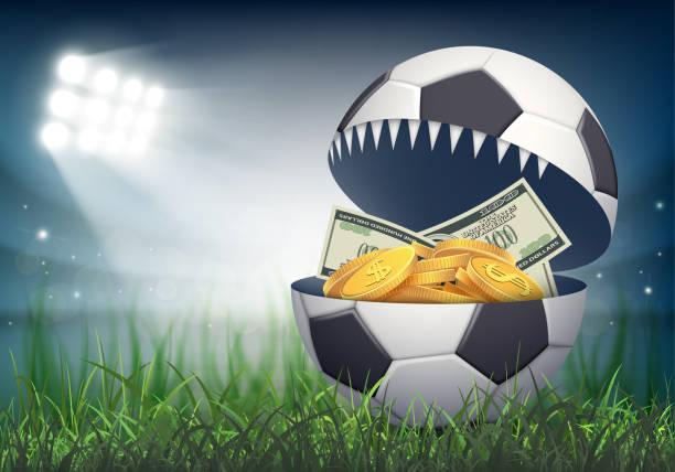 Premier League Sees Surge in Cryptocurrency Sponsorships for 2024/2025 Season Football stadium with glowing cryptocurrency symbols