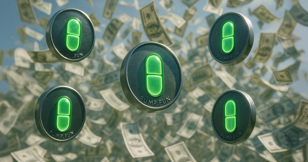 Fitell Acquires 217 Million PUMP Tokens, Prepares for Rebranding as Solana Australia Digital coins representing PUMP token and Solana blockchain