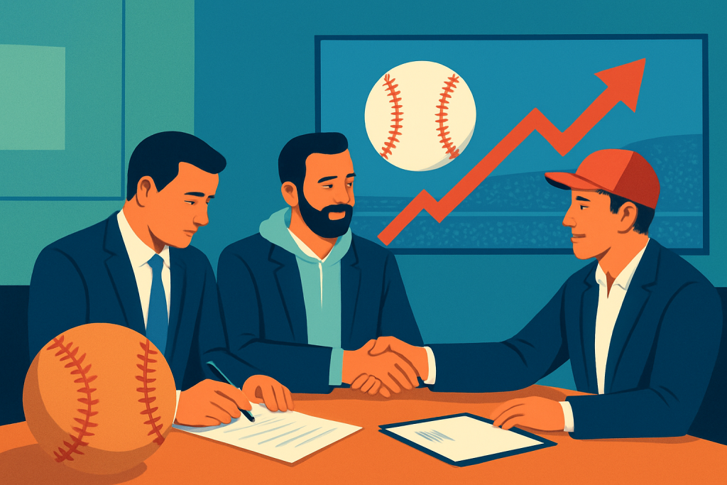 Baseball teams signing new media rights agreement