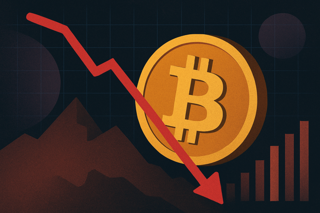 Bitcoin ETF outflows illustration
