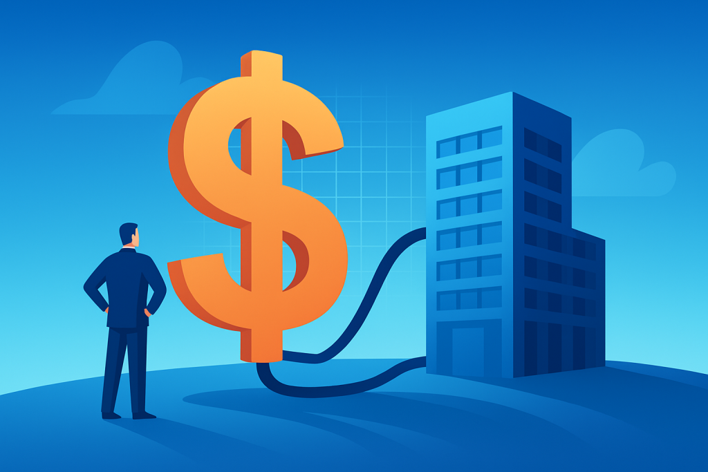 OpenAI Faces $207B Funding Gap by 2030, HSBC Warns OpenAI AI infrastructure and funding challenge, futuristic data center.