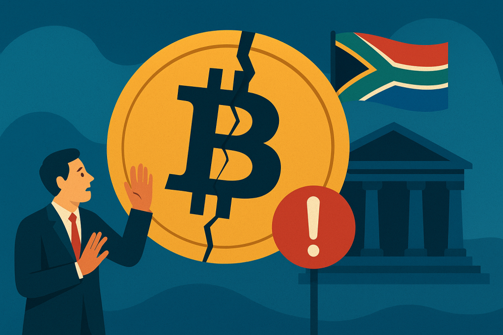South Africa Flags Crypto as a Growing Threat to Its Financial Stability Bitcoin risk warning in South Africa’s financial sector