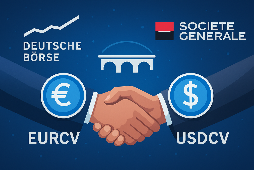 Deutsche Börse and Societe Generale Partner to Integrate CoinVertible Stablecoins Stablecoins integrated with European trading platform
